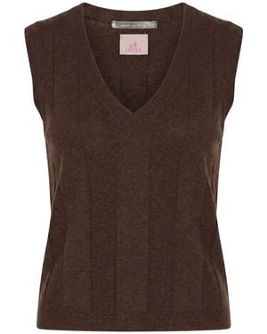 Deha Dark Jumper Polyamide, Wool, Viscose, Cashmere - Brown