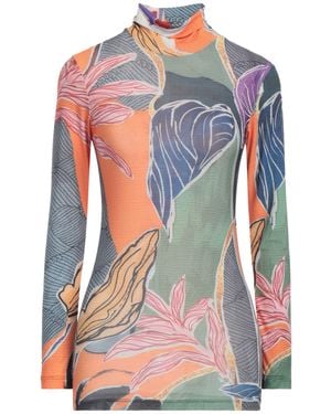 Stella Jean T-Shirt Polyester, Elastane - Orange