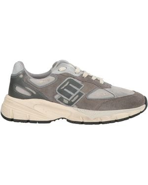 ENTERPRISE JAPAN Light Trainers Leather, Textile Fibres - Grey
