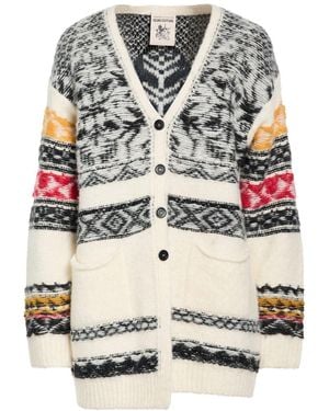 Semicouture Cardigan Polyester, Alpaca Wool, Polyamide, Wool - Gray