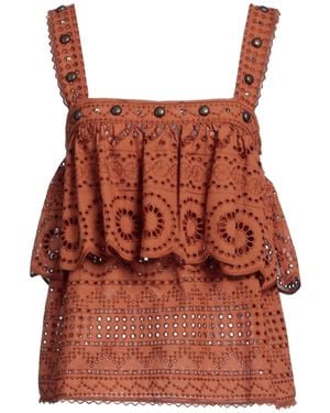 SIMONA CORSELLINI Top - Marrone