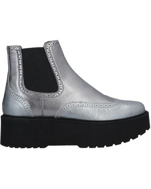 Hogan Ankle Boots Soft Leather - Black