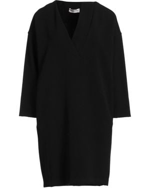 Sandro Ferrone Mini Dress Polyester, Viscose, Elastane - Black