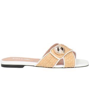 Pollini Sandals Synthetic Material - Natural