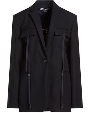 Jacquemus Le Papier Blazer Virgin Wool - Black