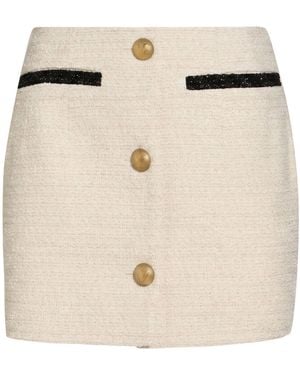Vetements Mini Skirt Virgin Wool, Cotton, Polyamide, Cashmere, Polyester - Natural
