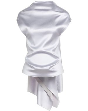 Sportmax Top Acetate, Polyamide, Elastane - White