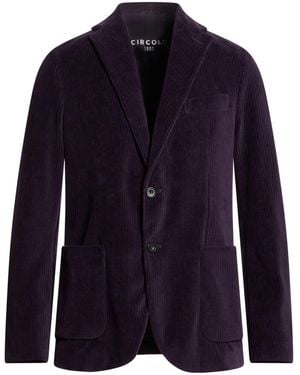Circolo 1901 Dark Blazer Cotton, Polyester - Blue