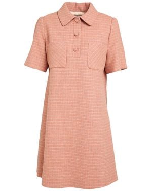 Paul & Joe Mini Dress Virgin Wool, Polyamide - Pink