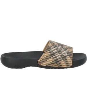 Burberry Camel Sandals Thermoplastic Polyurethane - White