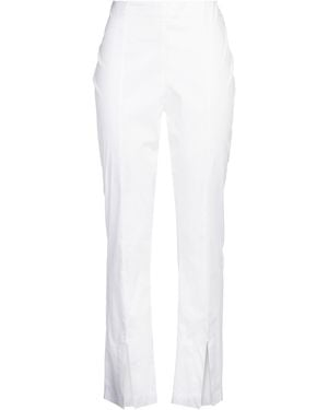 MEIMEIJ Trousers Cotton, Polyamide, Elastane - White