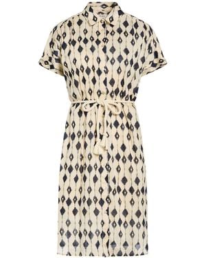 Ichi Midi Dresses - White