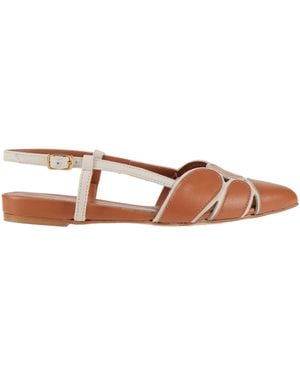 PAOLO MATTEI Ballet Flats Leather - Brown