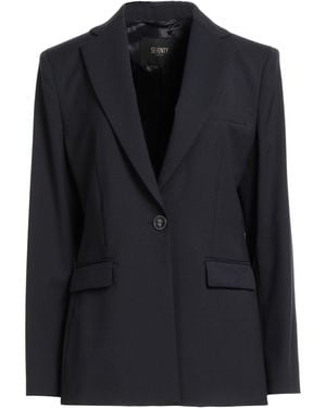 SEVENTY VENEZIA Midnight Blazer Polyester, Virgin Wool, Elastane - Black