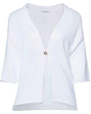 Peserico Cardigan Cotton - White