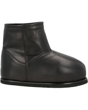 AMINA MUADDI Heidi Shearling-lined Leather Ankle Boots - Black