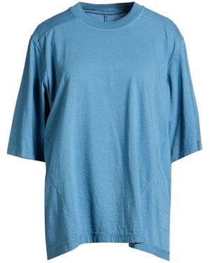 Rick Owens Slate T-Shirt Cotton - Blue