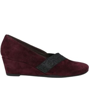 Stonefly Court Shoes Leather - Purple