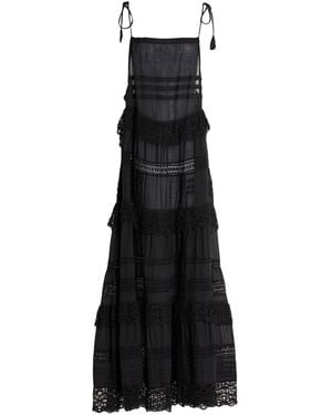 Munthe Maxi Dress Organic Cotton, Viscose - Black