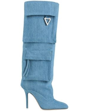 The Attico Boot Textile Fibres - Blue