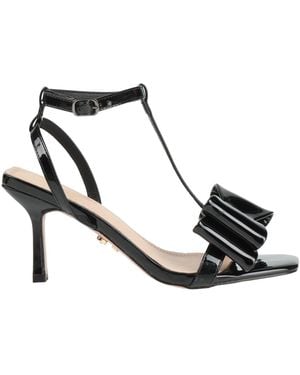 Twenty Four Haitch Sandals - Black