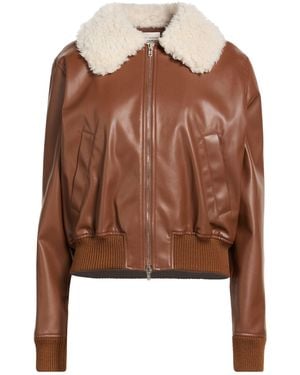 Semicouture Jacket Polyurethane, Polyester - Brown