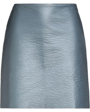 THE M.. Pastel Mini Skirt Polyester, Polyurethane - Blue