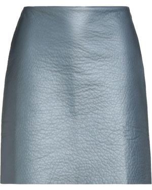 THE M.. Pastel Mini Skirt Polyester, Polyurethane - Blue