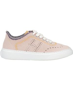 Hogan Sneakers Leather - Natural