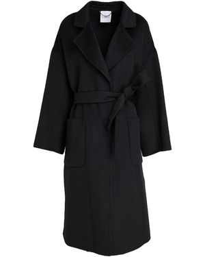 GRETHA Milano Manteau Long - Noir