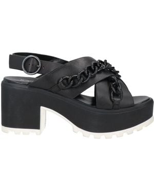 Cult Sandals Leather - Black