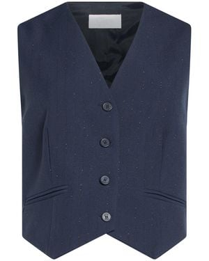Clips More Tailored Vest Polyester, Viscose, Elastane - Blue