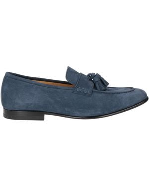 Testoni Loafers Leather - Blue