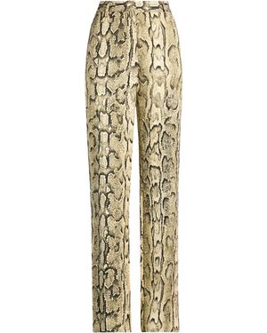 Dries Van Noten Trousers - Metallic