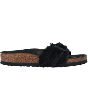 Rick Owens X Birkenstock Women's Madrid Sandals Longhair Black