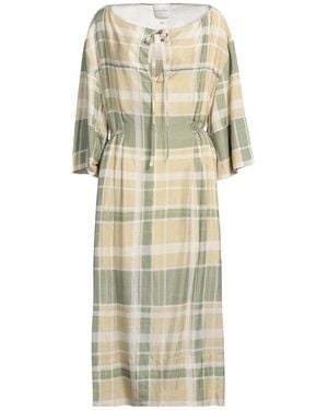 Ballantyne Midi Dress Rayon, Linen, Cotton - White