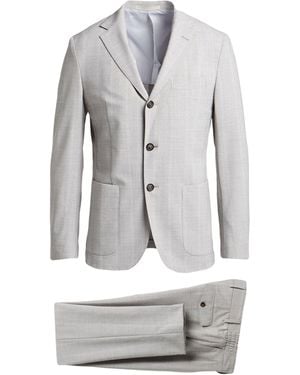 Eleventy Light Suit Wool, Elastane - Gray