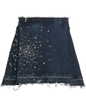 DES_PHEMMES Denim Skirt - Blue