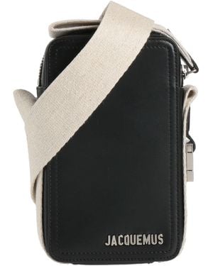 Jacquemus Cross-Body Bag Leather - Black