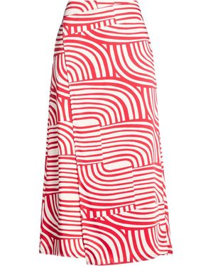 Marella Midi Skirt Polyester - Red