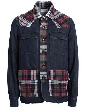 Tintoria Mattei 954 Denim Shirt Cotton, Elastane, Viscose - Blue