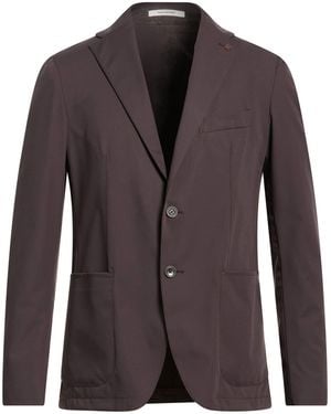 Tagliatore Dark Blazer Polyamide, Elastane - Brown