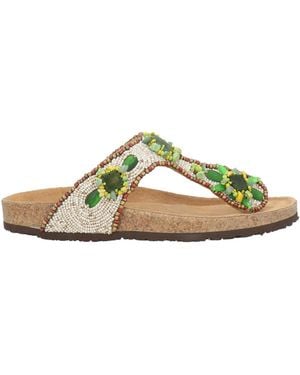 Maliparmi Thong Sandals - Green