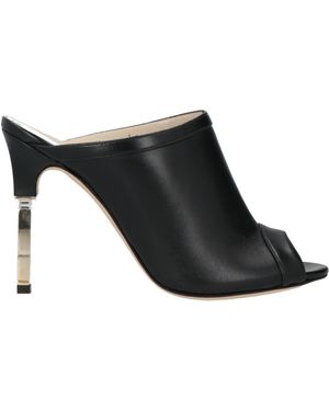 Mia Becar Sandals Soft Leather - Black