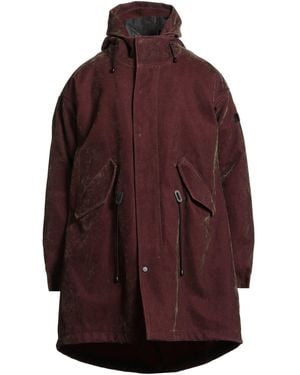 Peuterey Coat Cotton, Viscose - Purple