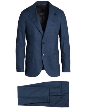 Lardini Suit Wool, Polyamide - Blue