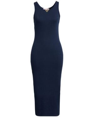 Valentino Garavani Midi Dress Cotton, Elastane - Blue