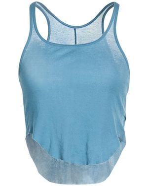 Rick Owens Top Cotton - Blue