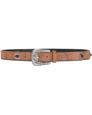 Eleventy Belt Leather - White