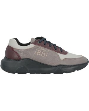 Cerruti 1881 Taupe Trainers Leather - Grey